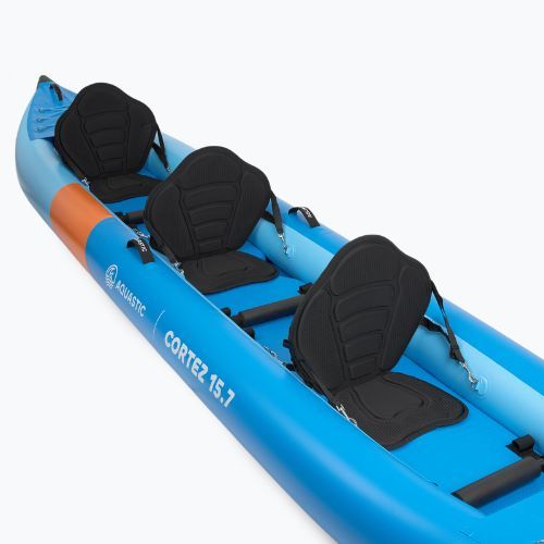 Kayak gonfiabile per 3 persone AQUASTIC Cortez 15'7" hybrid blue