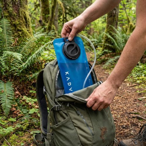 Borraccia KADVA Flowbie ClickFit 2 l blu