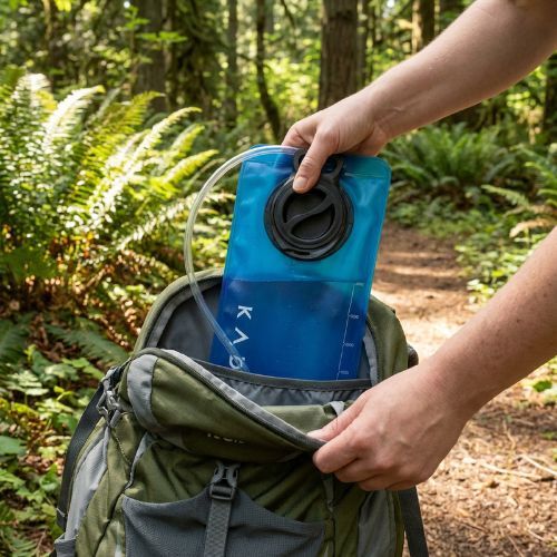 Sacca idrica KADVA Flowbie ClickFit 3 l blue