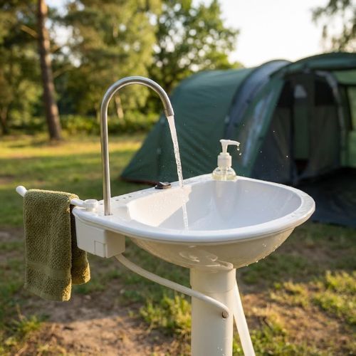 Lavabo da campeggio KADVA ViaAlta grigio