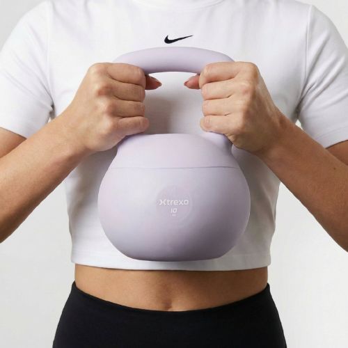 Kettlebell SOFT XTREXO 10 kg viola