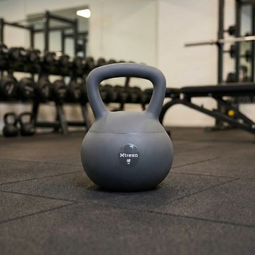Kettlebell SOFT XTREXO 12 kg grigio