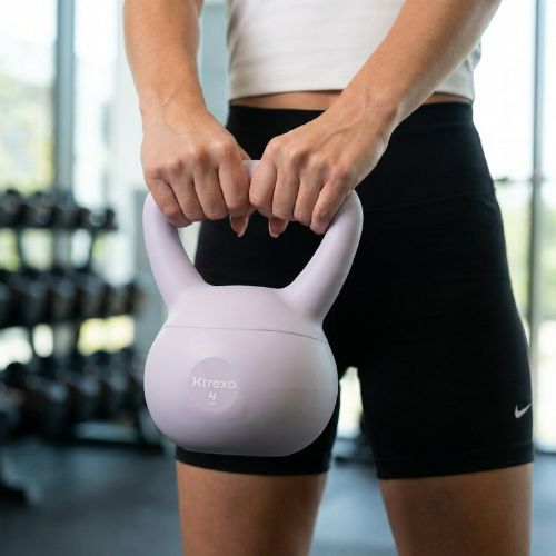 Kettlebell SOFT XTREXO 4 kg viola