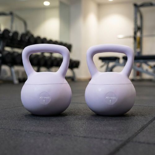 Kettlebell SOFT XTREXO 6 kg viola