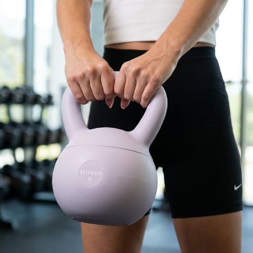 Kettlebell SOFT XTREXO 6 kg viola