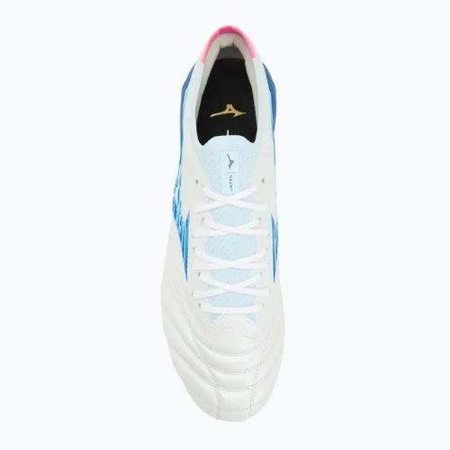 Scarpe da calcio da uomo Mizuno Morelia Neo IV β Japan Fg white/tanager turquoise/pink tetra