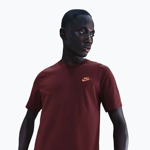 T-shirt uomo Nike Sportswear Club dark team red