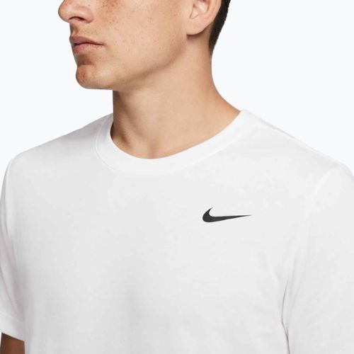 T-shirt uomo Nike Dri-Fit smokey white/black