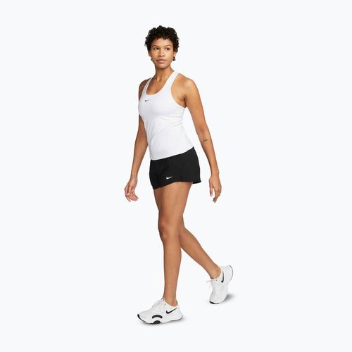 Top donna Nike Swoosh Medium Support Bra white/stone mauve/black