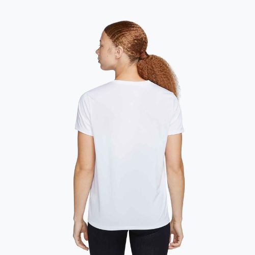 T-shirt da allenamento donna Nike Dri-Fit white/black