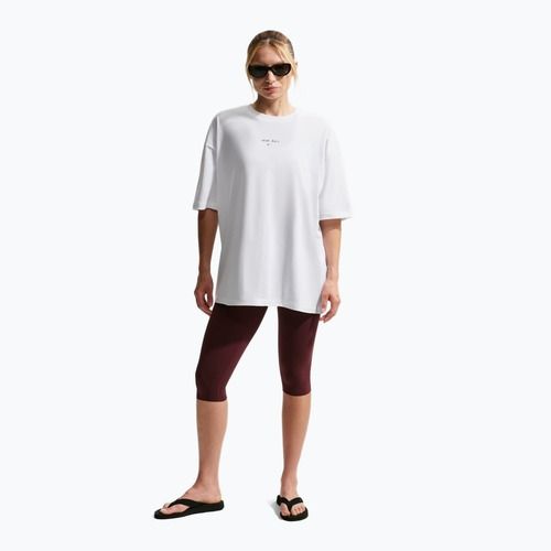 T-shirt donna Nike Dri-Fit white/black/black