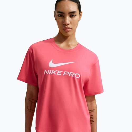 Maglia da allenamento donna Nike Pro Dri-Fit Loose sea coral/white