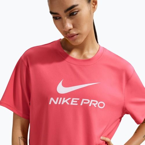 Koszulka treningowa damska Nike Pro Dri-Fit Loose sea coral/white