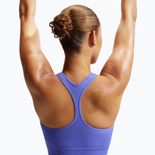 T-shirt donna Nike Pro Seamless Dri-Fit Cropped sapphire