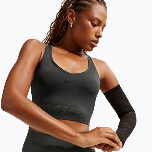 Top donna Nike Pro Seamless Dri-Fit Cropped dark