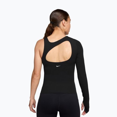 Maglia da allenamento donna Nike Zenvy Dri-Fit One Sleeve Top black/white/cool grey