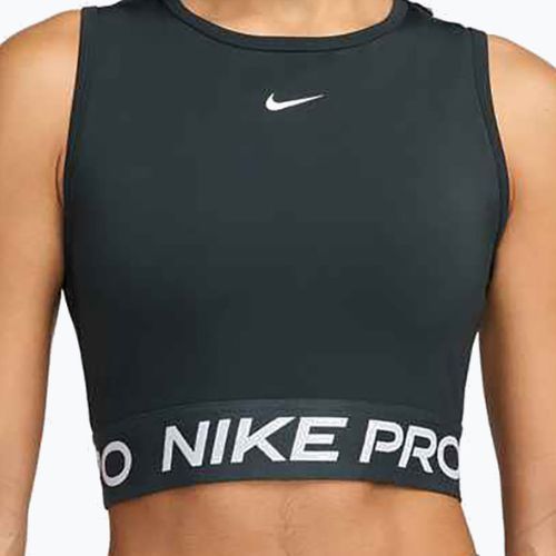 T-shirt da allenamento donna Nike Pro Dri-Fit seaweed/white