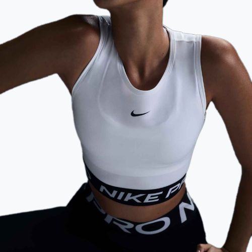 T-shirt da allenamento donna Nike Pro Dri-Fit white/black
