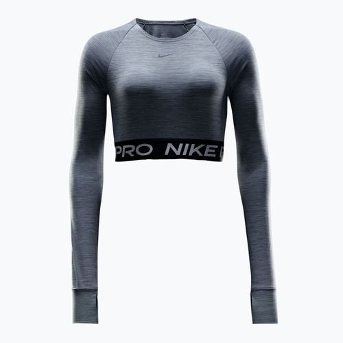 Top da allenamento a manica lunga donna Nike Pro 365 Dri-Fit smoke grey/heather