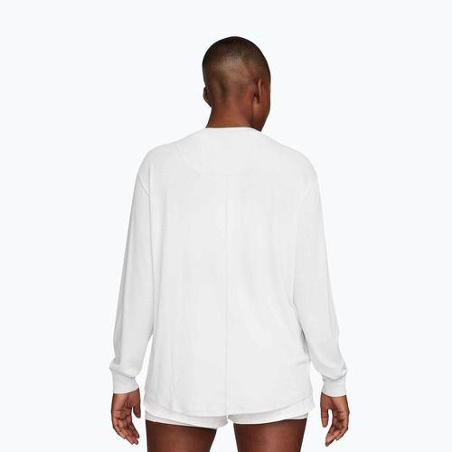 Maglia a maniche lunghe da allenamento per donna Nike One Relaxed Dri-Fit white/black