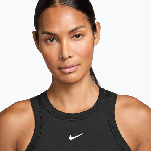 Koszulka damska Nike One Fitted Dri-Fit Cropped Tank thunder black/white