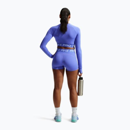 Pantaloncini da donna Nike Pro Mid-Rise Biker 3" sapphire/white