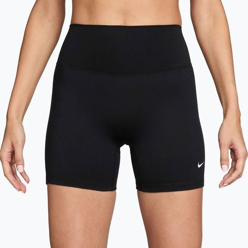 Shorts donna Nike One High-Waisted Biker 5" black/white