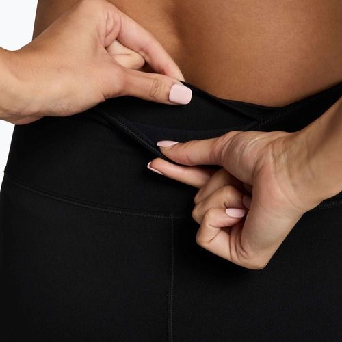 Shorts donna Nike One High-Waisted Biker 5" black/white