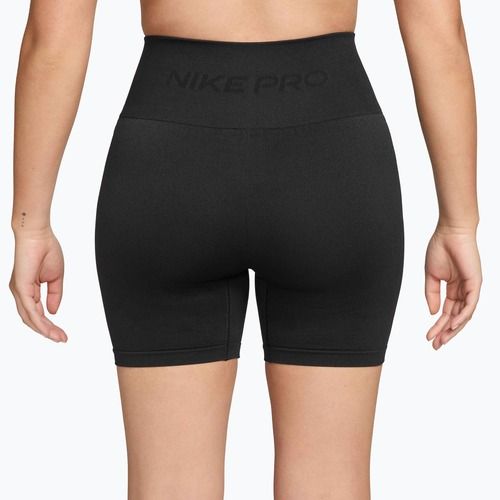 Pantaloncini da donna Nike Pro Seamless High-Waisted Biker 5" black