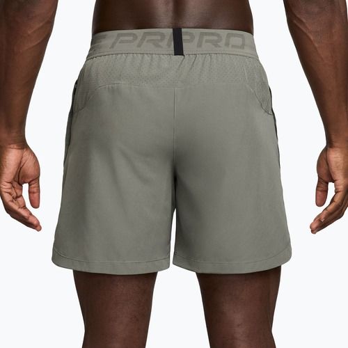 Pantaloncini da uomo Nike Pro Training Dri-Fit 6" light army/light liquid lime