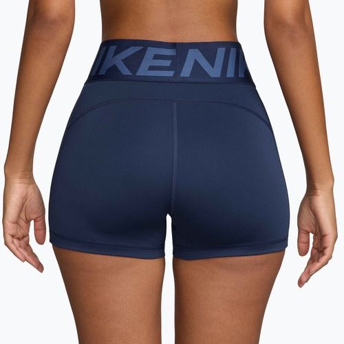 Shorts da donna Nike Pro Sculpt High Waisted 3" Biker midnight navy/white