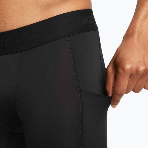 Pantaloncini da allenamento da uomo Nike Pro Dri-Fit Fitness Long black/white