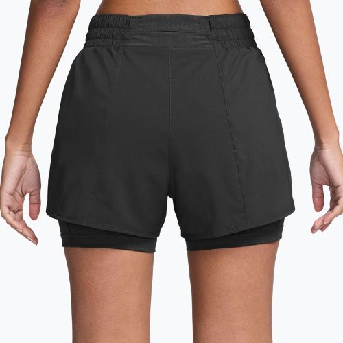 Shorts da donna Nike One Dri-Fit High-Waisted 3" 2In1 black/white