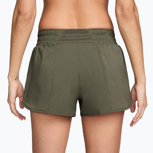 Pantaloncini da donna Nike One Dri-Fit 3" medium olive