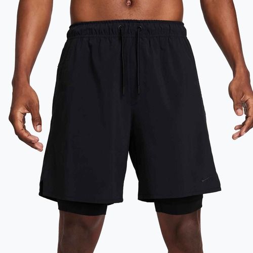 Shorts da uomo Nike Unlimited 2in1 Dri-Fit 7" black/black/black/black