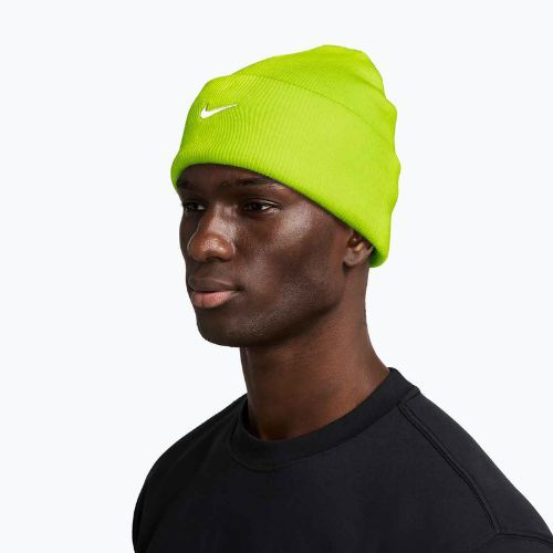 Berretto invernale Nike Peak Swoosh Beanie cyber/white