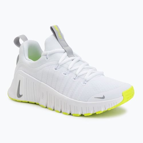 Scarpe da allenamento donna Nike Free Metcon 6 white/volt/metallic silver
