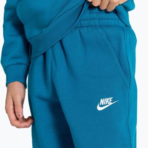 Pantaloni da bambino Nike Sportswear Club Fleece green abyss/white