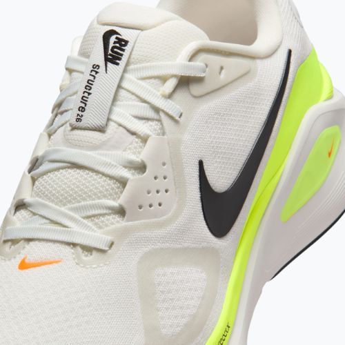Scarpe da running uomo Nike Structure 26 summit white/volt/total orange/black