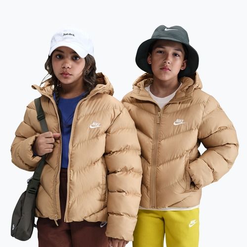 Giacca imbottita per bambini Nike Sportswear All Day Play hemp/white