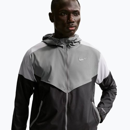 Kurtka do biegania męska Nike Impossibly Light Windrunner smoke grey/wolf grey/black