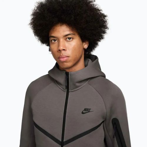 Felpa uomo Nike Tech Windrunner Full Zip cave stone/black