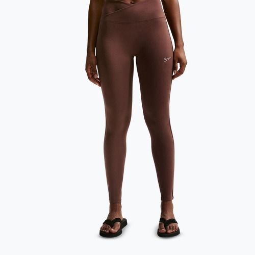 Leggings donna Nike One High-Waisted Seamless light chocolate