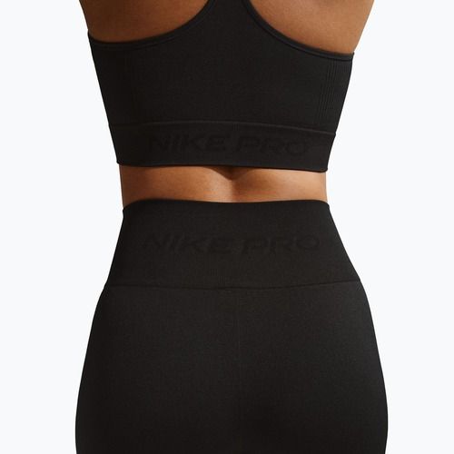 Legginsy damskie Nike Pro Seamless High-Waisted 7/8 black