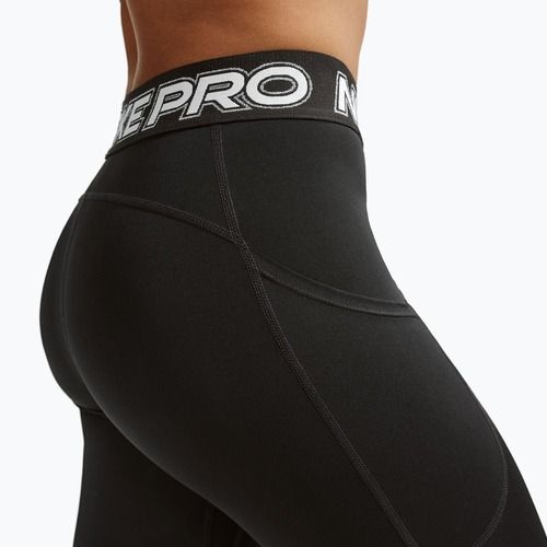 Leggings donna Nike Pro Mid-Rise 7/8 black/white/white