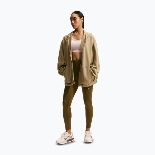 Leggings running donna Nike Tempo High-Waisted 7/8 olive flak
