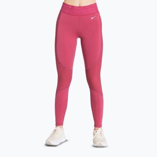 Leggings da allenamento donna Nike Pro High-Waisted sweet beet/white