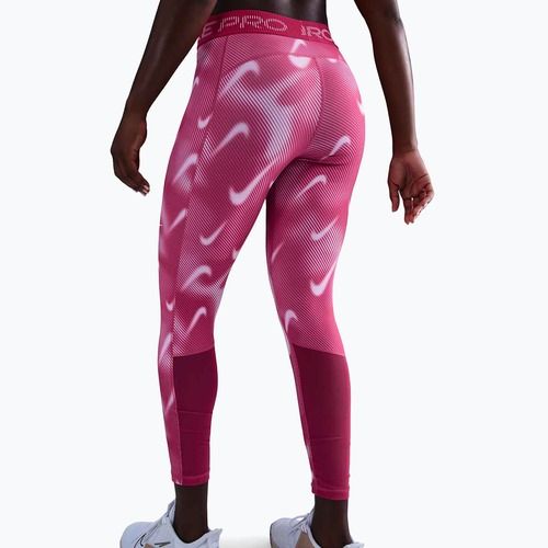 Leggings da allenamento donna Nike Pro Mid-Rise 7/8 Rush Pink/Pink Foam/White