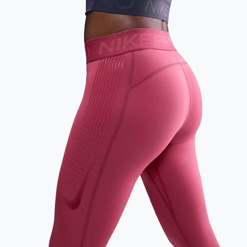 Leggings da allenamento donna Nike Pro Mid-Rise sweet beet/white