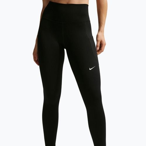 Legginsy treningowe damskie Nike One High-Waisted 7/8 black/white